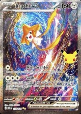 Jirachi ex 155/128 Me: 30th Celebration Holo Full Art Double Rare picture