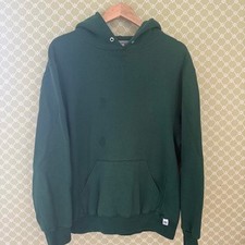 Vintage 90s russell athletic green hoodie picture