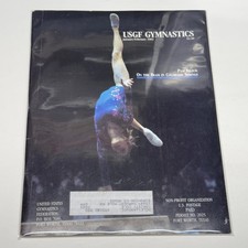 Vintage 1985 USGF Gymnastics Magazine Olympics Pam Bileck Cover Rare Nebraska picture