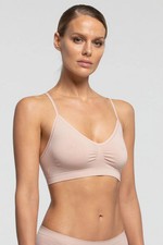 POMPEA Women Strapless Bra Narrow Strap Seamless Second Skin Comfort picture