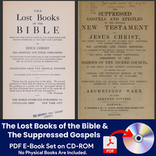 Lost Books of the Bible -Suppressed Gospels New Testament/Forbidden-9 Volumes-CD picture