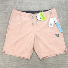 Vissla Solid Sets 17.5 Ecolastic Board Shorts Mens Size M Medium NWT Swim Trunks picture