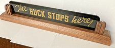 Harry Truman Replica Buck Stops Here desk plaque picture