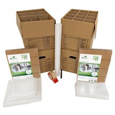 UBMOVE Kitchen Moving Box & Supplies Kit #1 4 boxes with Dish/Glass Inserts picture