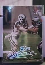 2004 Fleer Ultra - John Abraham #80 Platinum Medallion /66 picture