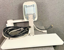 Adec 482 Dental Post Mount Monitor Bracket Arm w/ Keyboard Holder & Cords Cables picture