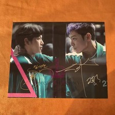 Squid Game T.O.P & Yim Si Wan 10-Inch Dual Autographs picture