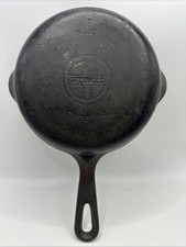 Vintage Griswold No 3 Cast Iron Skillet 709 Block Logo Erie PA picture