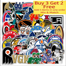 50pcs Waterproof Vinyl Stickers NHL Teams LOGO Hockey Luggage Phone Laptop Car picture