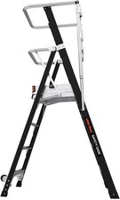 Pro LITTLE GIANT FIXED SAFETY CAGE, 4'  TYPE IAA 375LB LADDER - 19604 (USED) picture