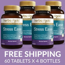 Herbs of Gold Stress Ease - 60 Tablets - 4 PACK - $27.79 each picture