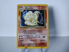 Ninetales 12/102 Holo Holo Rare Base Set Unlimited Pokemon MP picture