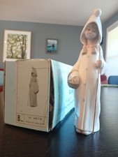 Lladro Children Nativity (Gloss-4678) - Shepherdess w/ Basket, 8 1/2” *IN BOX* picture