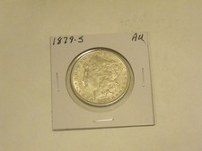Silver 1879-S  Morgan Dollar AU Condition picture