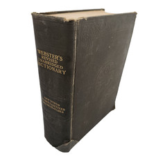 Rare 1913 Webster's Revised Unabridged Dictionary Noah Porter Illustrated picture
