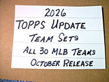 PRESALE -2026 TOPPS UPDATE SERIES TEAM SETS - REDUCED - OCTOBER 14 RELEASE picture