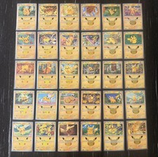 Pikachu 30th Anniversary Celebration Pokemon TCG Pikachu Holo (30 Card Set Full) picture