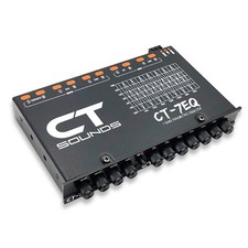 CT Sounds CT-7EQ 7 Band 1/2 Din Parametric Car Audio Equalizer with AUX Input picture