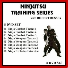 NINJUTSU TRAINING SERIES 8 DVD SET ninja combat tactics weapons picture