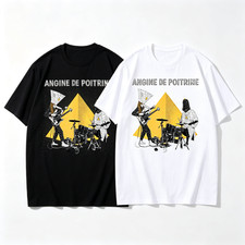 Vintage Angine De Poitrine Triangle Band Graphic T-Shirt SIZE S-5XL picture