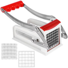 French Fry Cutter Stainless Steel Potato Chipper with 25/49Holes Blades Fast Cut picture