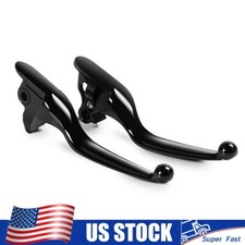 Black Brake & Clutch Levers Grips For Harley Touring / Tri Glide 2021-23 24 25 picture