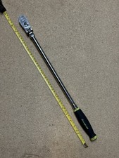 Snap On 3/8 Extra Long Locking Flex Head Ratchet Soft Grip Hi Viz Yellow Fhllx80 picture