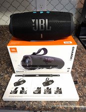 No App Bluetooth Only JBL Charge 6 Portable Bluetooth Speaker, Black And Blue picture