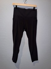 Athleta Salutation Stash Pocket II 7/8 Tight Leggings Black Women’s Medium Yoga picture
