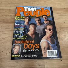 Vintage Teen People Magazine August 1998 Backstreet Boys picture