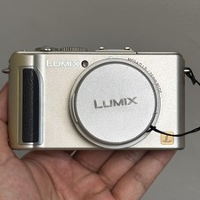 95% New Panasonic LUMIX DMC-LX3 10.1MP 2.5x Silver Optical Zoom Digital Camera picture