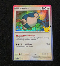 Snorlax 119/128 Holo Rare - Scarlet & Violet 151 Pokemon TCG English 2023 HP 160 picture