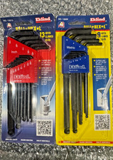Eklind Metric & Standard SAE Allen Wrench Combo Set Ball Hex L-Key 13609/13213 picture