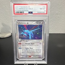 Pokémon TCG Salamence ex 96/108 EX Power Keepers Ultra Rare Holo PSA 8 picture