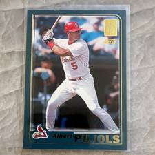 Topps 2001 Traded & Rookies Albert Pujols RC Rookie #T247 St. Louis Cardinals picture