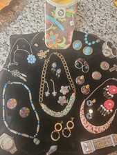 Vtg Mixed Jewelry Lot #2 & Spartina Pouch picture
