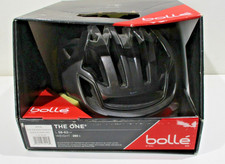 NIB Bolle The One Road Standard Black/Grey w/Flasher Bike Helmet Size L 58-62CM picture