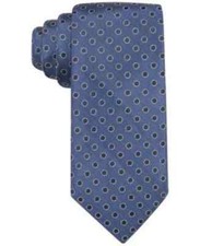 Ryan Seacrest Distinction Men's Brentwood Dot Stretch Slim Tie One Size Blue picture