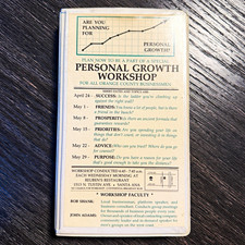 Vintage Bob Shank Priority Living Personal Growth Workshop 6 Cassette Tape Set picture