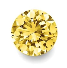 4.00 ct Natural Yellow Diamond Round Cut IGL certified D grade VVS1 R+ picture