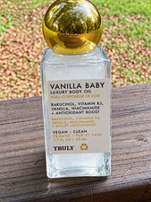 Truly Vanilla Baby Body Oil Vegan Clean Vanilla Scent 1.7 fl oz picture
