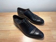 Carmina 910 Horween Shell Cordovan Wholecut Oxford Shoes Black UK7.5 US8.5 Rain picture