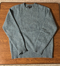 Brooks Brothers Brushed Wool Shetland Crewneck Sweater Size M picture