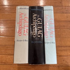 The Gulag Archipelago 1-3 Set Solzhenitsyn Harper Row Hardcover—FIRST EDITIONS picture