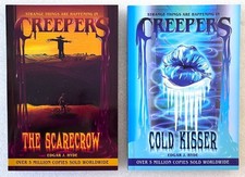 Creepers by Edgar J. Hyde, #7 The Scarecrow and #8 Cold Kisser, Pre-Teen Horror picture
