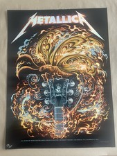Metallica Helping Hands 2022 Poster TSANG FOIL MetStore Edition XX/100 picture