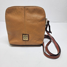 Dooney & Bourke Pebble Grain Small Domed Crossbody Bag Tan Leather U88274 picture