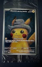 Pokemon Pikachu Grey Felt Hat - Van Gogh Museum Promo SVP EN 085 - Sealed picture