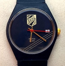 Vintage SKÅL International Watch Swiss Quartz NOS Mint In Box Corporate Promo picture