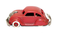 Hubley Cast Iron Chrysler Airflow Coupe  Rose 4.5